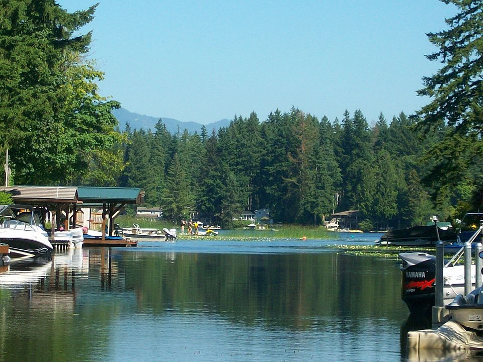 Serene View of Lake Sawyer from Home