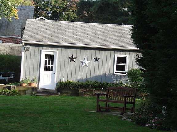 nice 2 car garage with electric