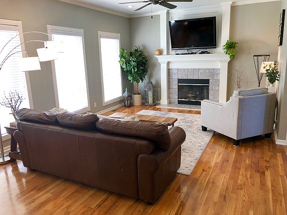 Hardwood in living room