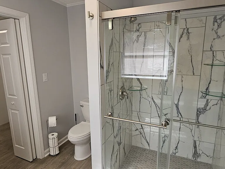 Primary bathroom - walk in shower