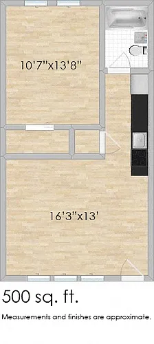 Floor plan 405-407 Washington
