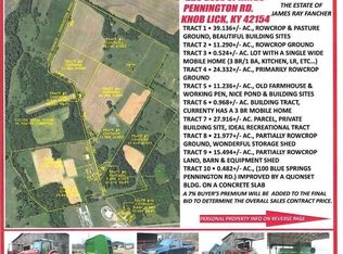 223 Blue Springs Pennington Rd, Knob Lick, KY 42154