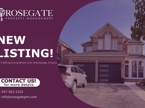 845 Spinning Wheel Cres #2, Mississauga, ON L5W 1W4