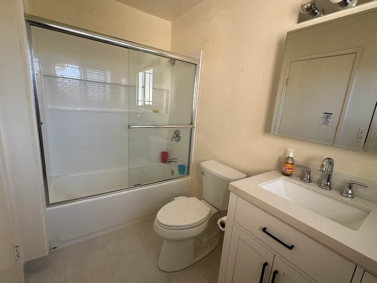 Newly remodeled guest bathroom