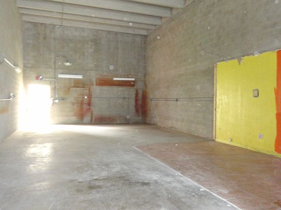 Hallway inside warehouse