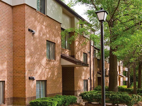 Our community of quaint brick buildings