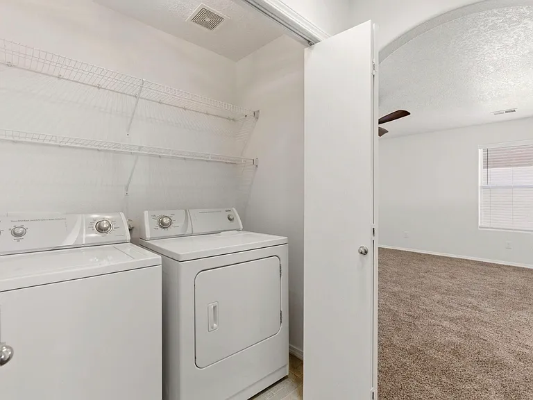 Laundry in the hall