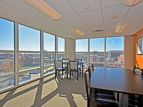 Study rooms and lounges each floor 