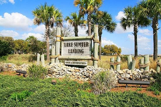 sign at Lake Sumter
