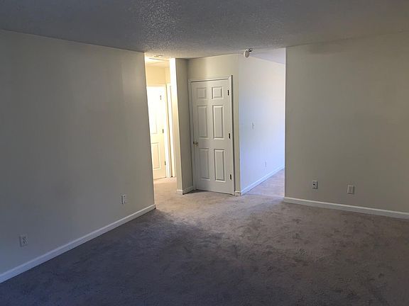 living room view from front door