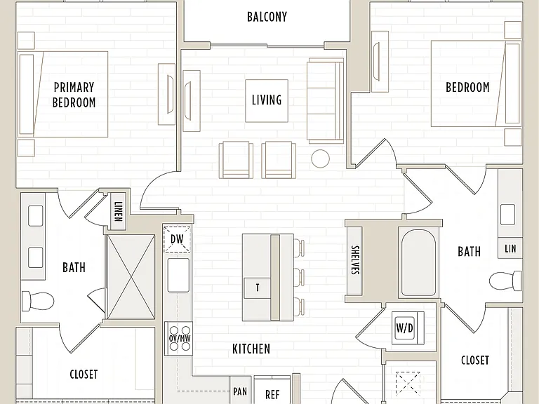 B2.4 | 2 Bed 2 Bath B2.4 | 2 Bed 2 Bath