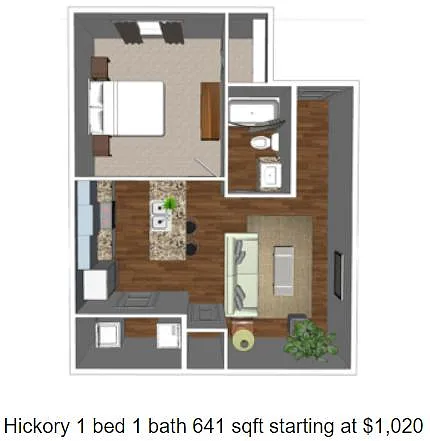 Floor plan Hickory
