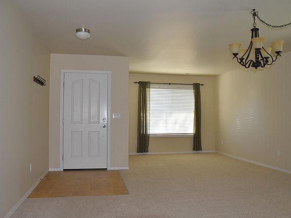 Living room and dining area.