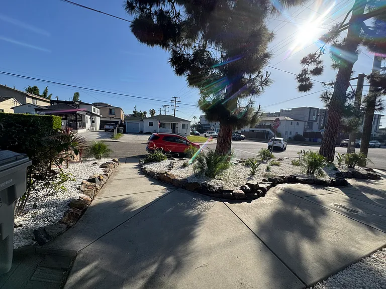 Newly landscaped
