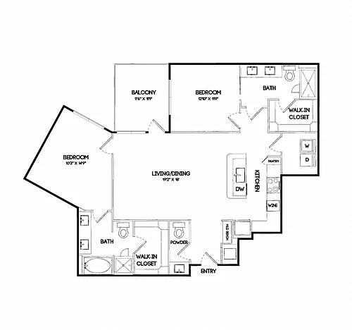 Floor plan B8