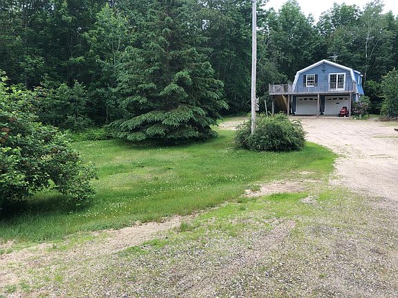 Driveway and lawn area