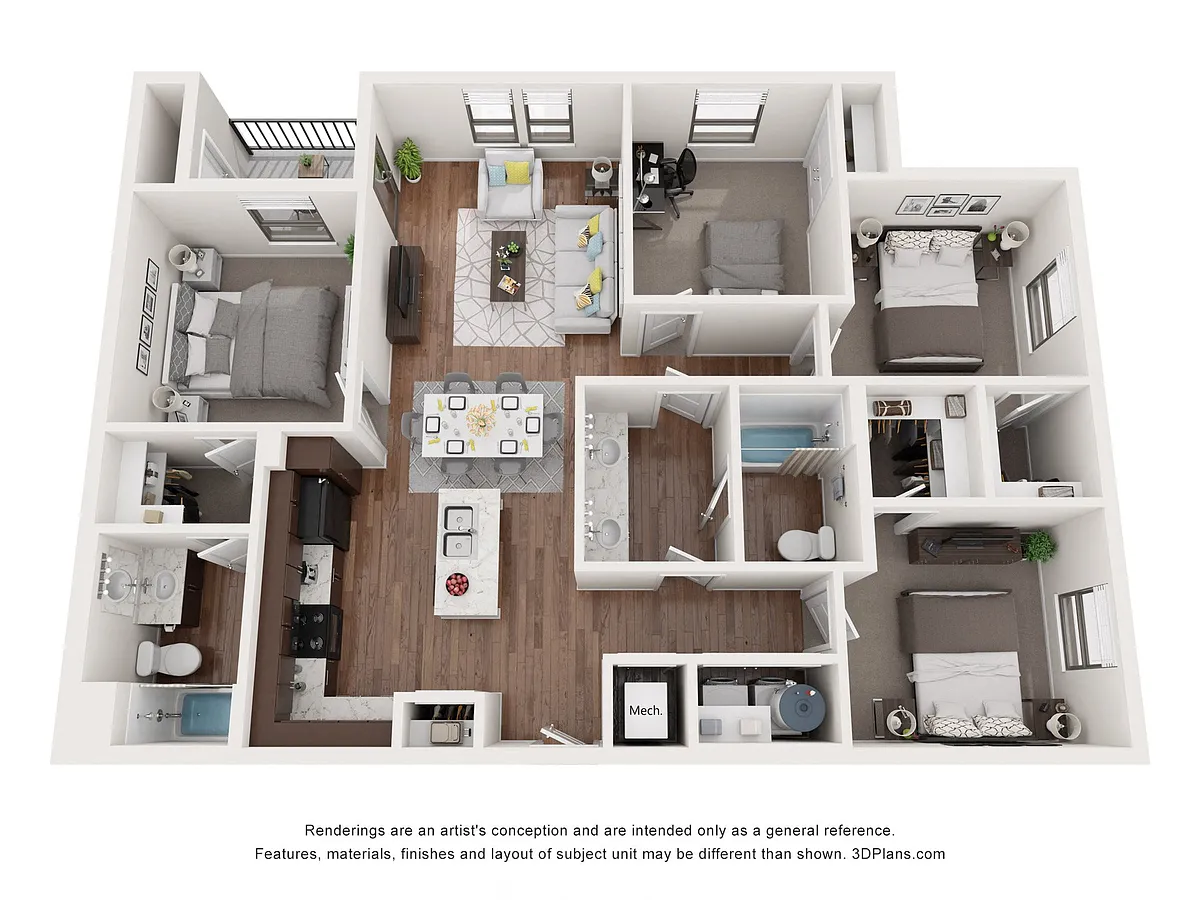Floor plan D1