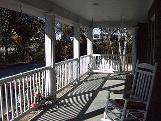 large southern style front porch