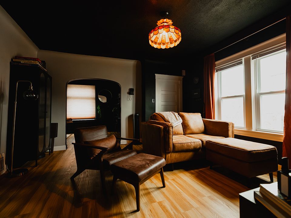 Cozy and moody living room