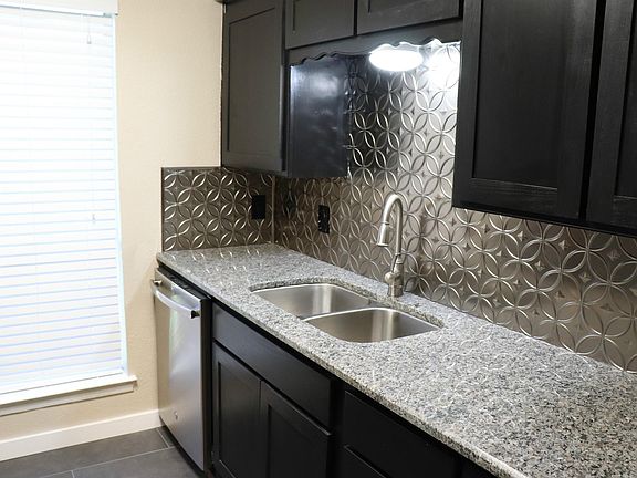 Aluminum Appliances and Back splash! New Cabinets with real