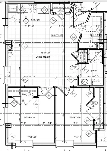 Floor plan 2-Bedroom Loft