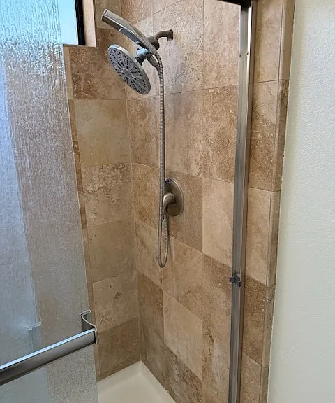Master shower