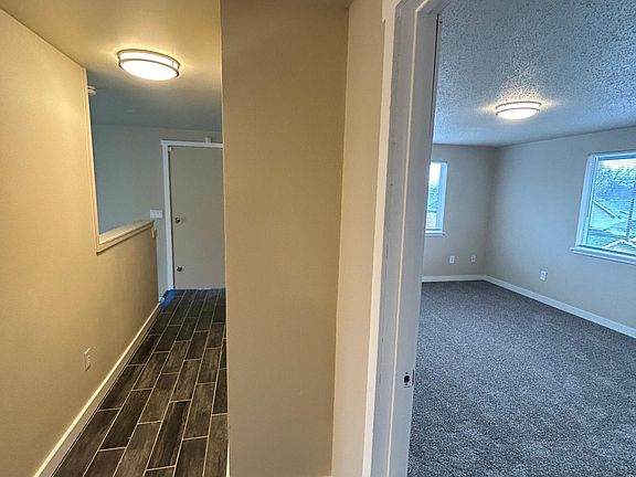 Hallway, looking into master bedroom.
