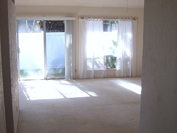 Through front entry and into living area
