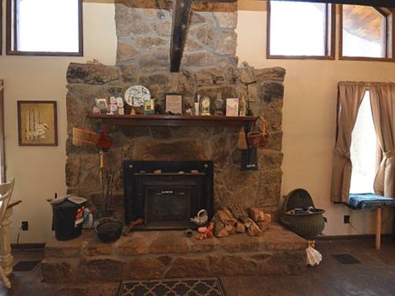 Stone Fireplace