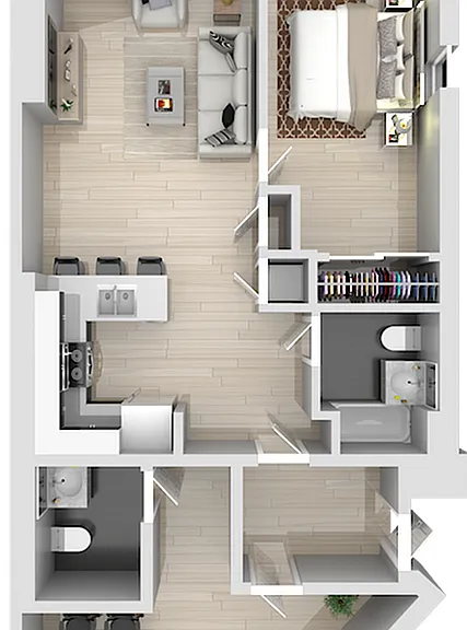 1 BEDROOM + DEN 1 BEDROOM + DEN
