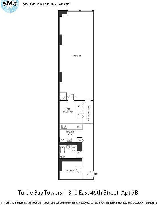 1st image of 310 E 46th St APT 7B