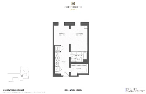 Floor plan Studio Annex