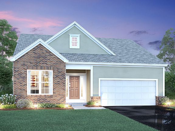 Fremont Elevation A - Shown w Opt Brick