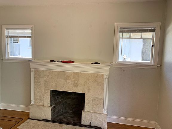 fireplace in bedroom