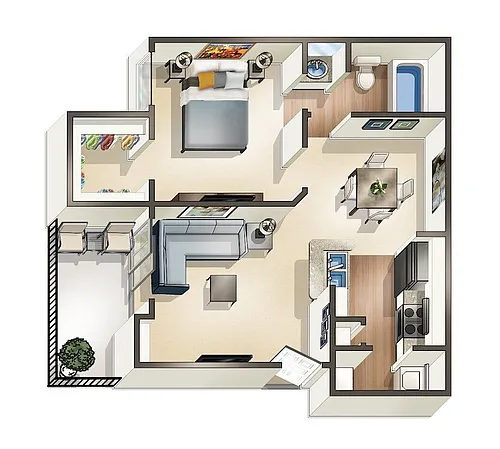 Floor plan A1BS