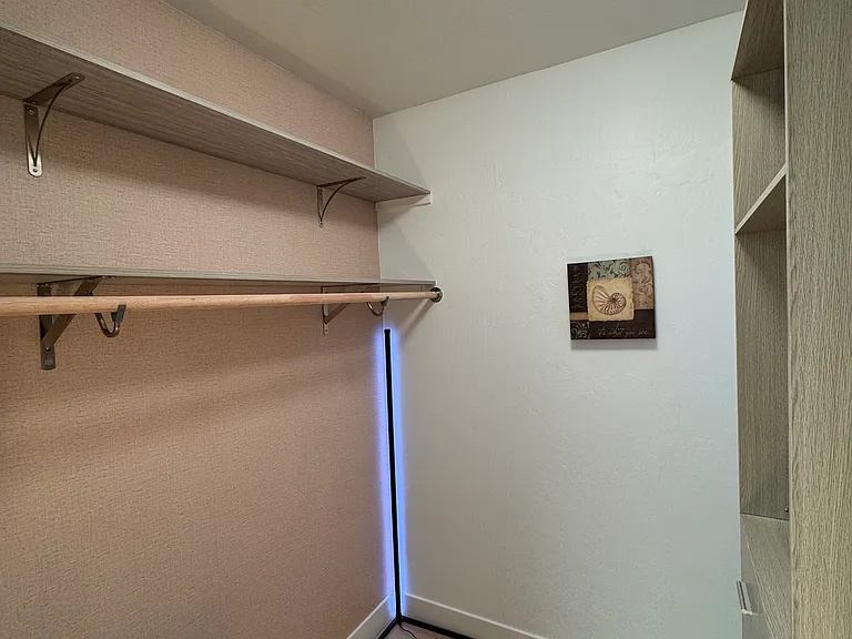 Primary closet
