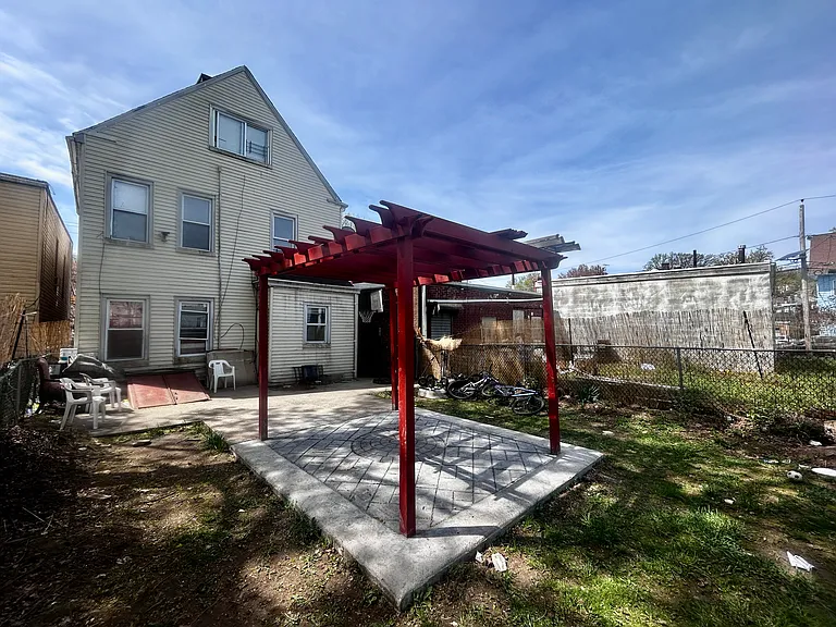 Fenced in private backyard