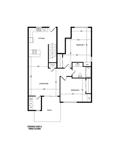 Floor plan 4X2