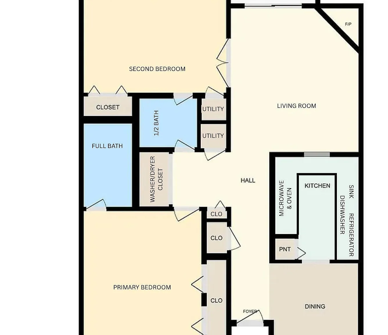2 bed, 2.0 bath, 968 sqft, $1,495 — Photo 2
