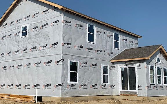 Rear of home