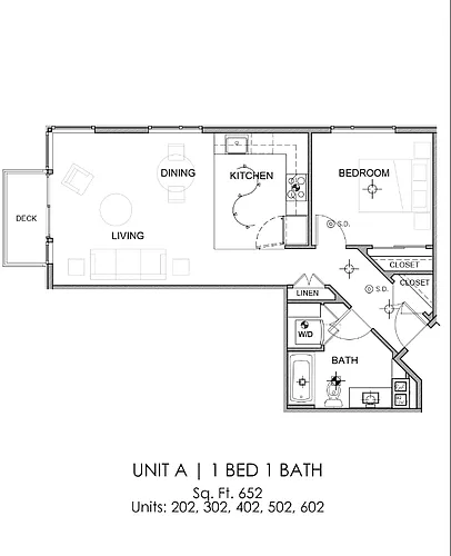 Floor plan 1X1