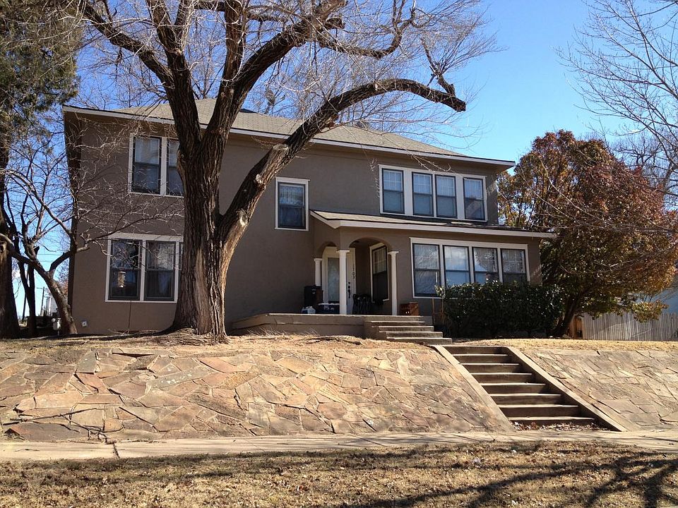Front of the house - the first floor unit with basement is available for rent.
