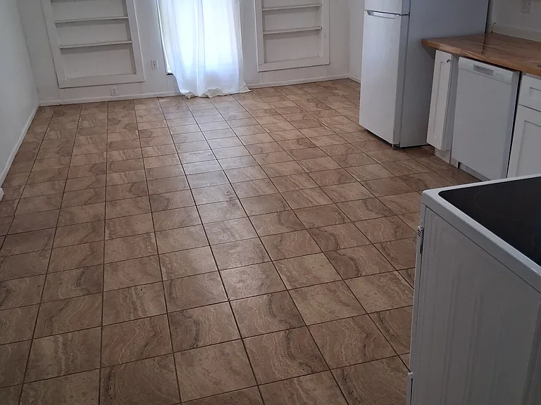 kitchen from living room view