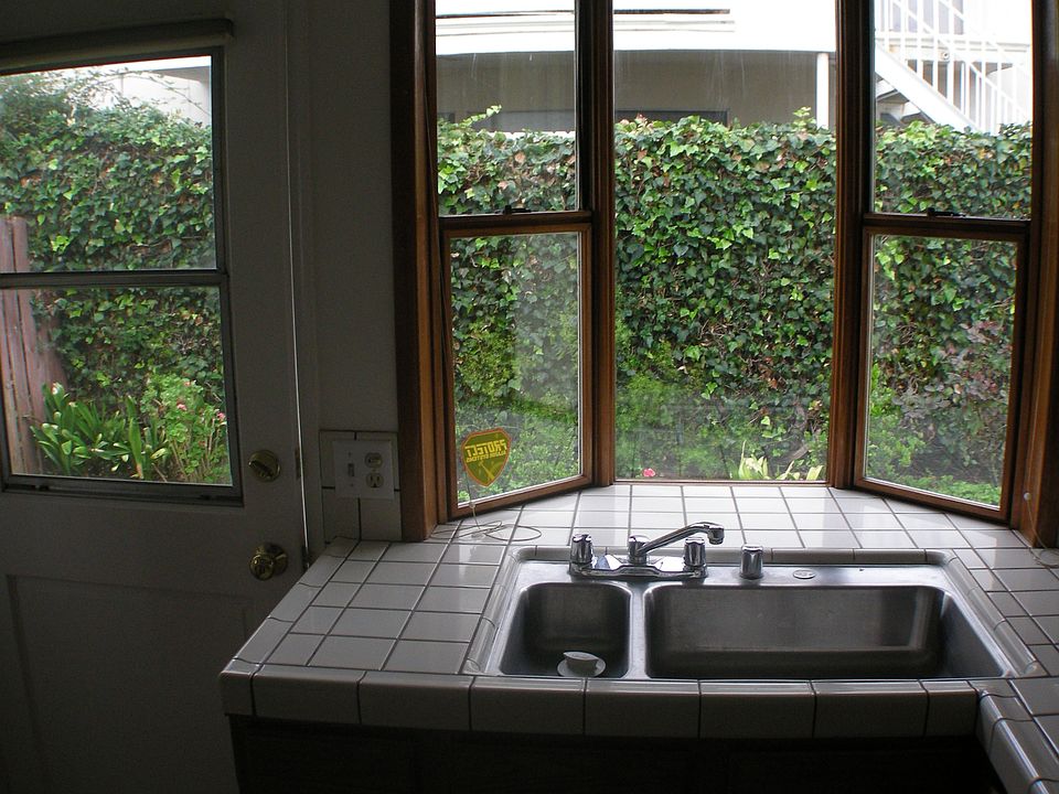 Kitchen has a Bay Window