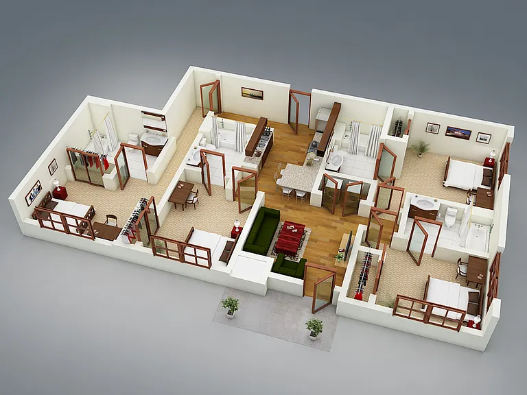 Metro Park East - MOD 10 - 4 Beds - 4 Baths - 320 Sq. ft.