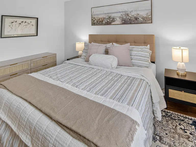 Second bedroom includes all new furniture.