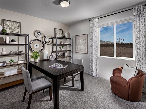 Residence 1 office modeled at a nearby Meritage community.