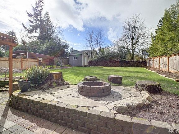 Fully fenced backyard