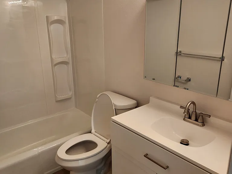 Newly remodeled bathroom.