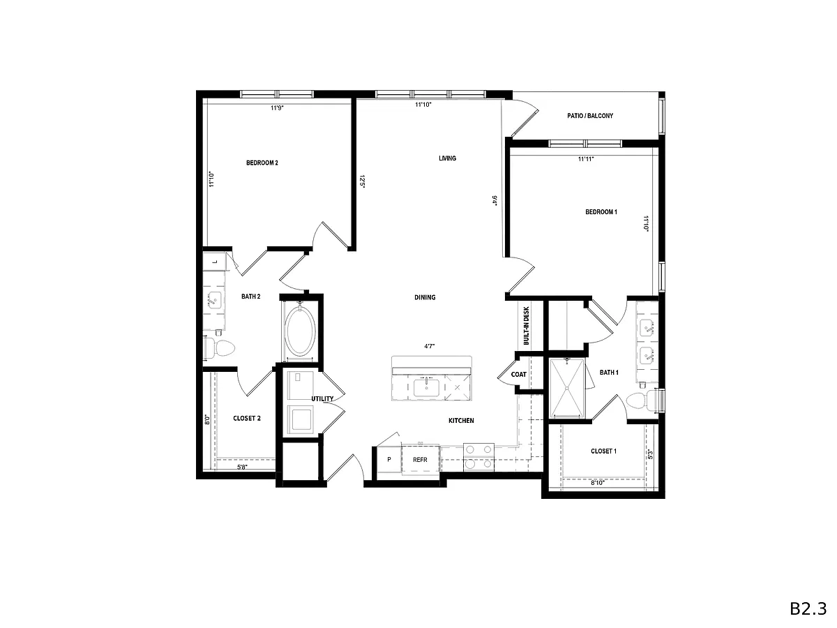Floor plan B23